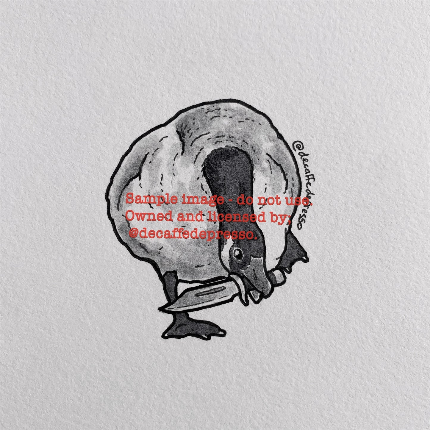 Knife goose