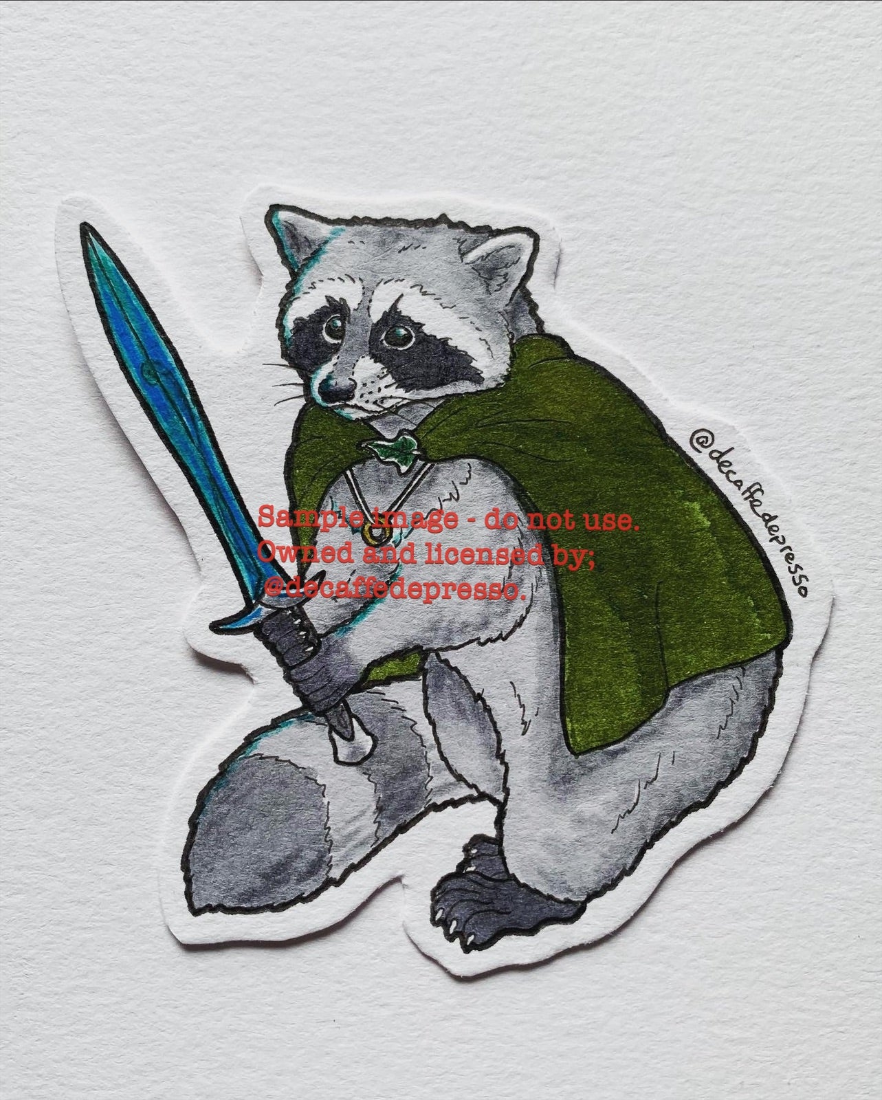 Frodo raccoon (LOTR)