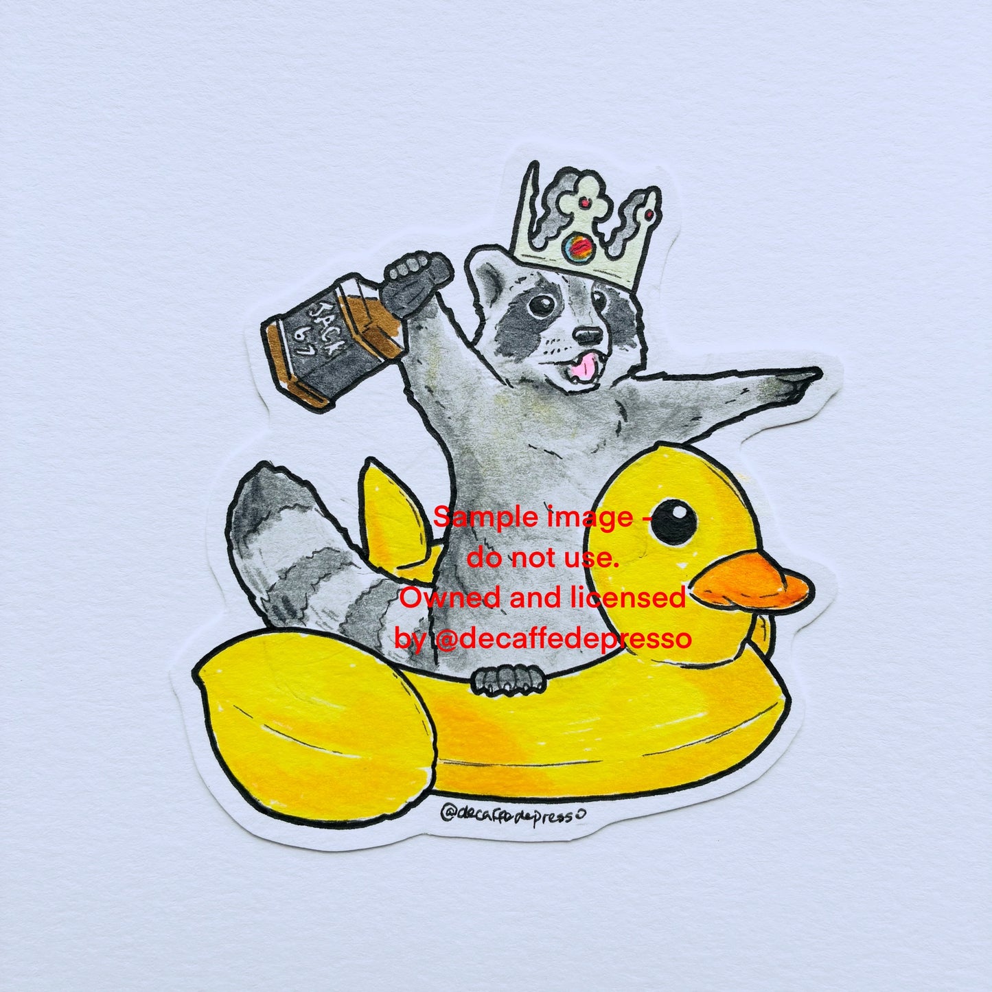 King Jack (duck floatie)
