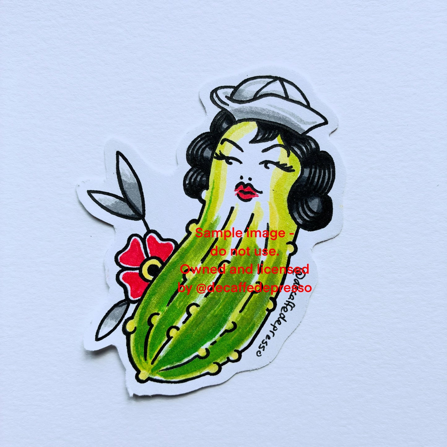 Pickle pin up