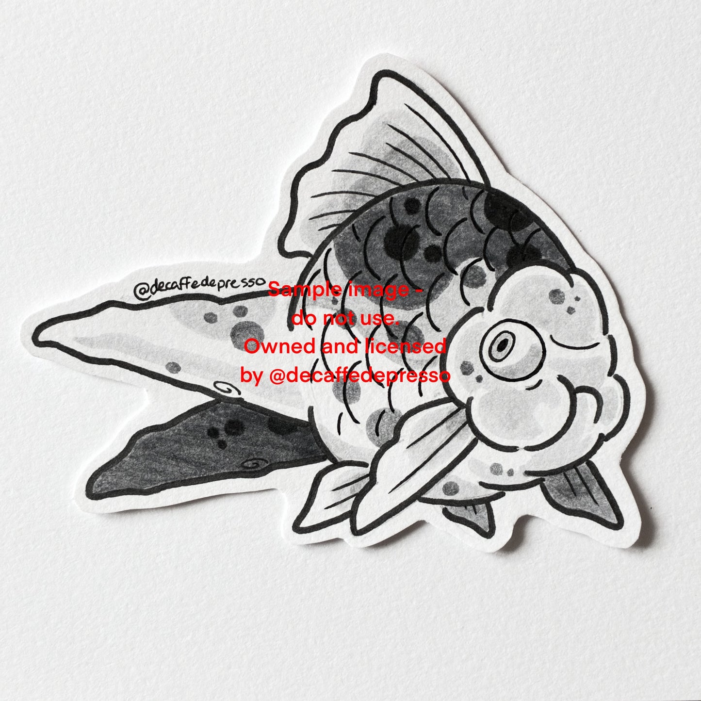 Reverse mermaid (goldfish)