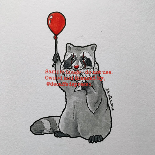 Pennywise raccoon