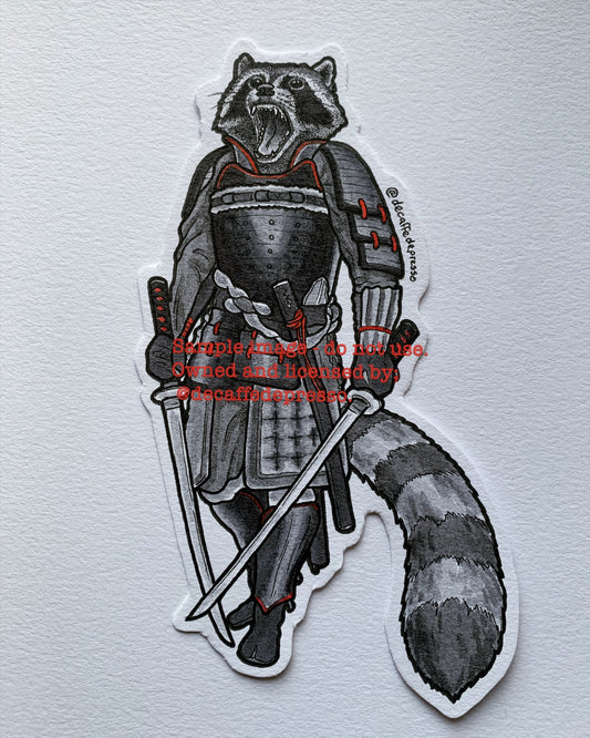 Samurai Raccoon 1