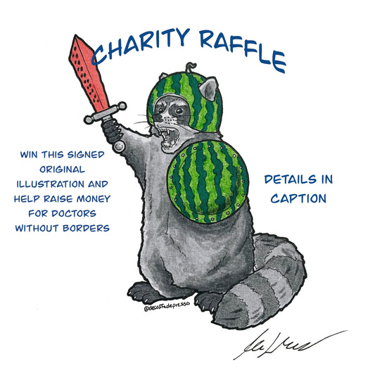 Watermelon warrior raffle ticket