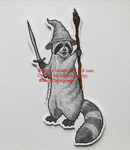 Gandalf raccoon (LOTR)