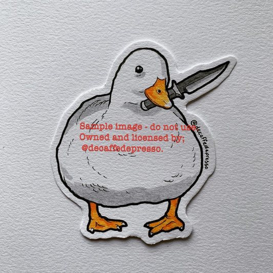 Knife duck 1