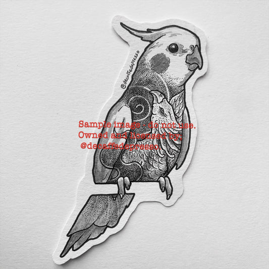 Tattoo cockatiel