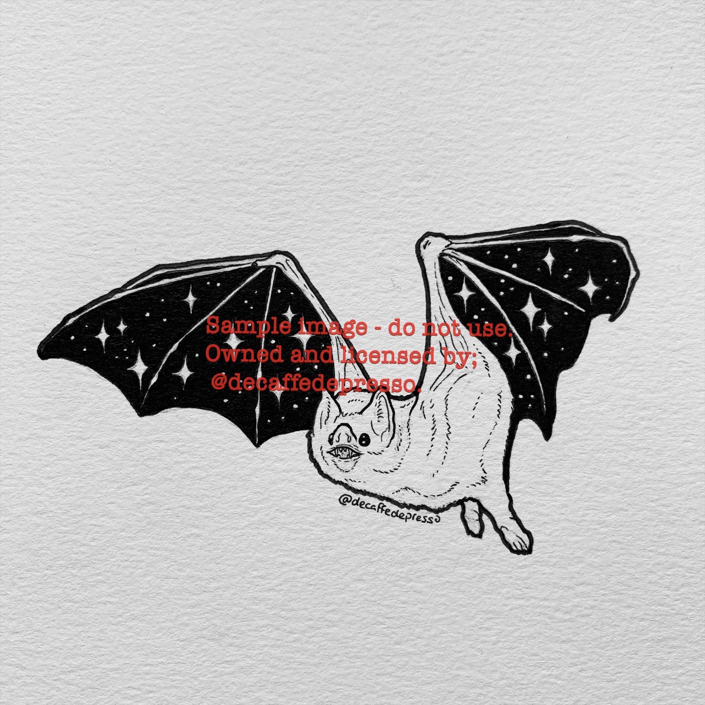 Sparkle vampire bat 2 (Halloween)