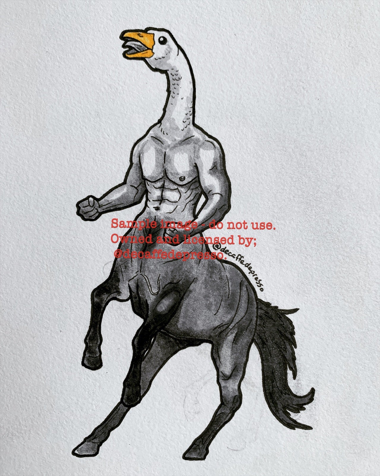 Goose centaur (Goosetaur)