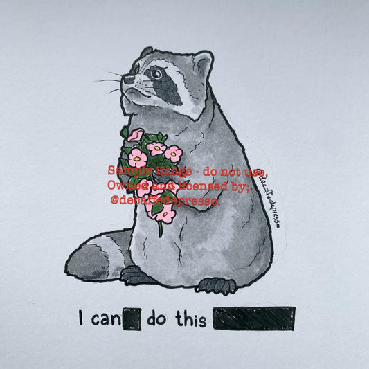 Positive raccoon