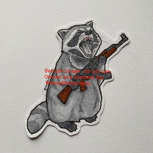 AK-47 War raccoon