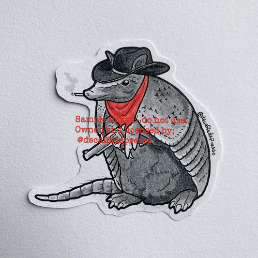 Cowboy armadillo 1