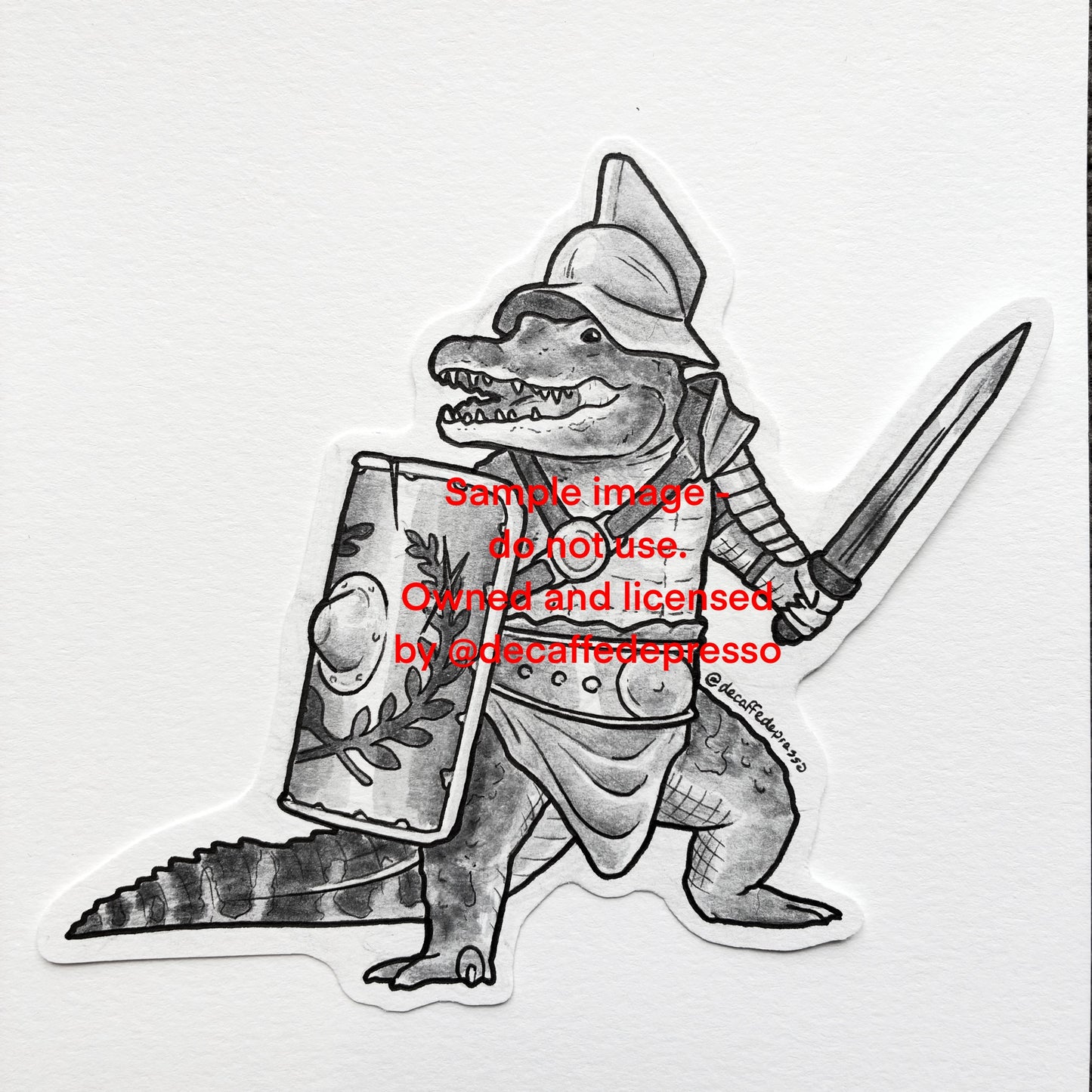 Gladiator alligator (Gladi-gator)