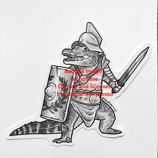 Gladiator alligator (Gladi-gator)