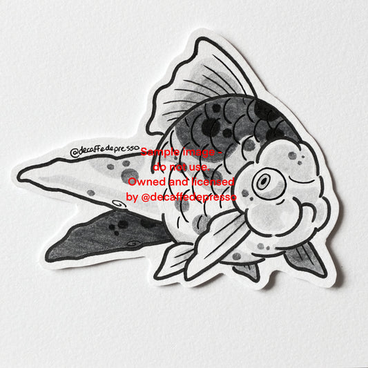 Reverse mermaid (goldfish)