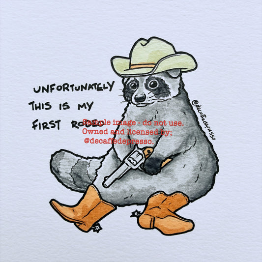 Rodeo raccoon