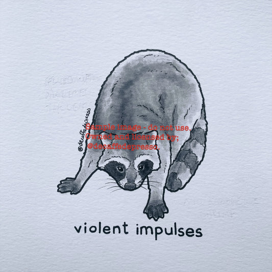 Violent raccoon