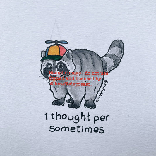1 thought raccoon