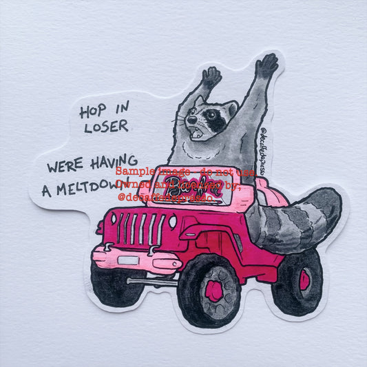 Meltdown raccoon