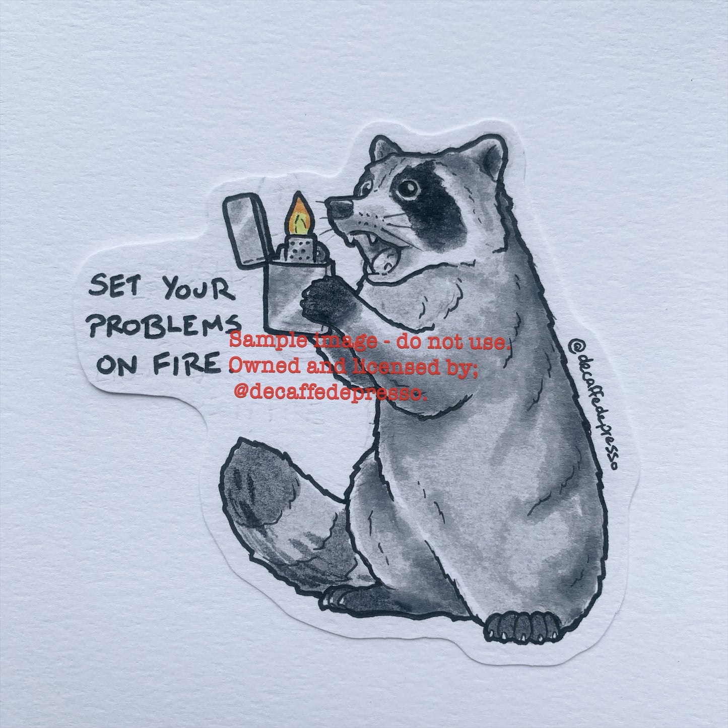 Fire raccoon