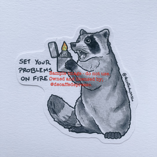 Fire raccoon