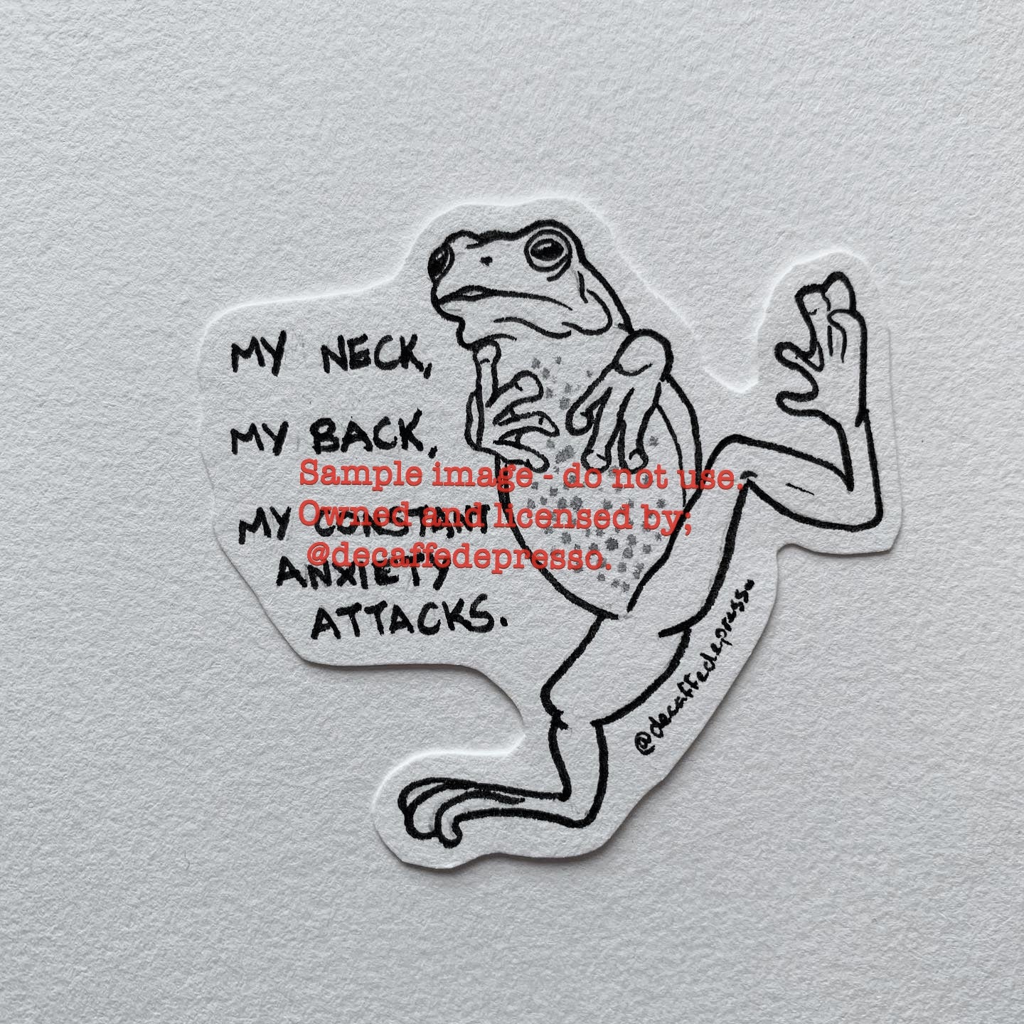 Spicy sadness frog – Decaffedepresso