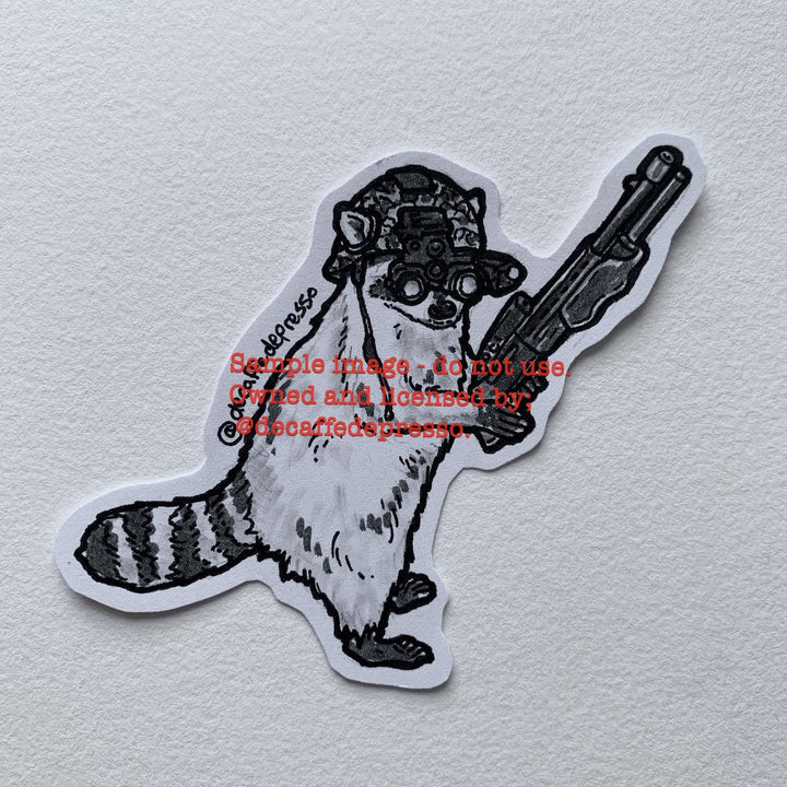 Armed and dangerous raccoons – Decaffedepresso