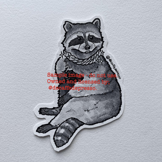 Gangster raccoon (pistol)