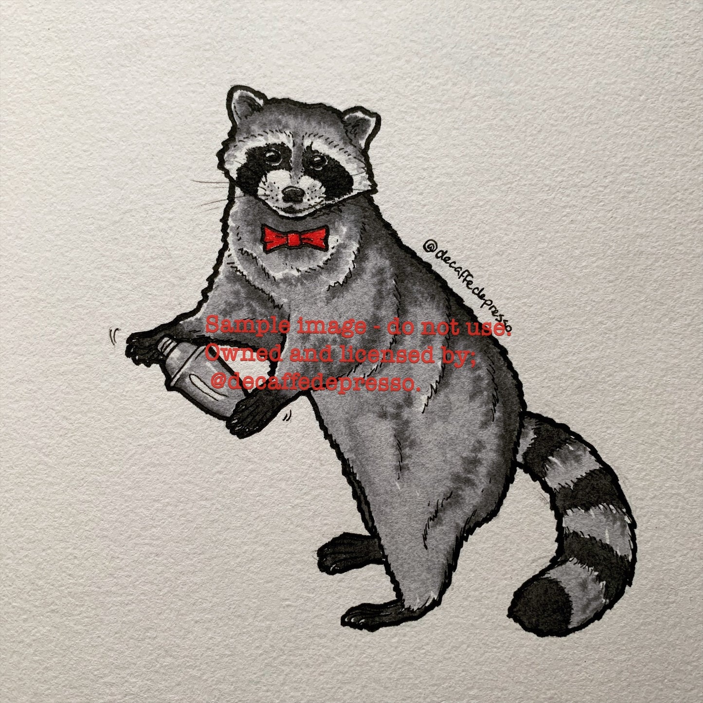 Bartender raccoon