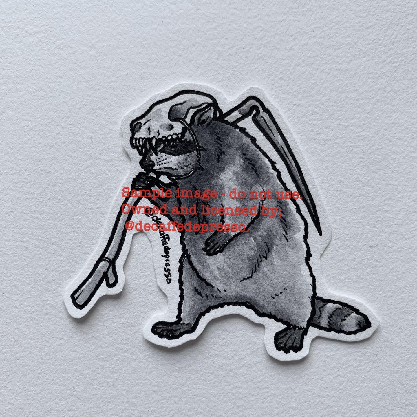 Racoon Reeper Reaper raccoon – Decaffedepresso