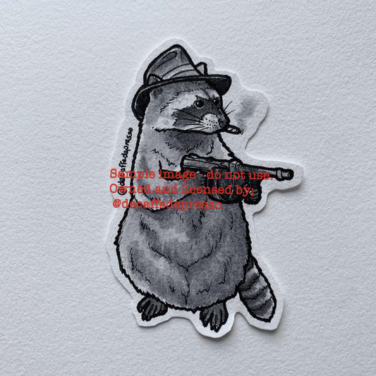 Gangster raccoon (50's)