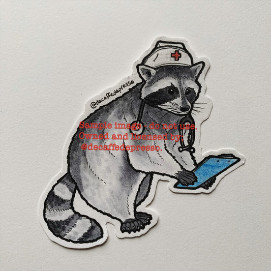 Medic raccoon 2 (nurse)