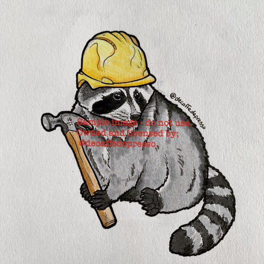 Construction raccoon